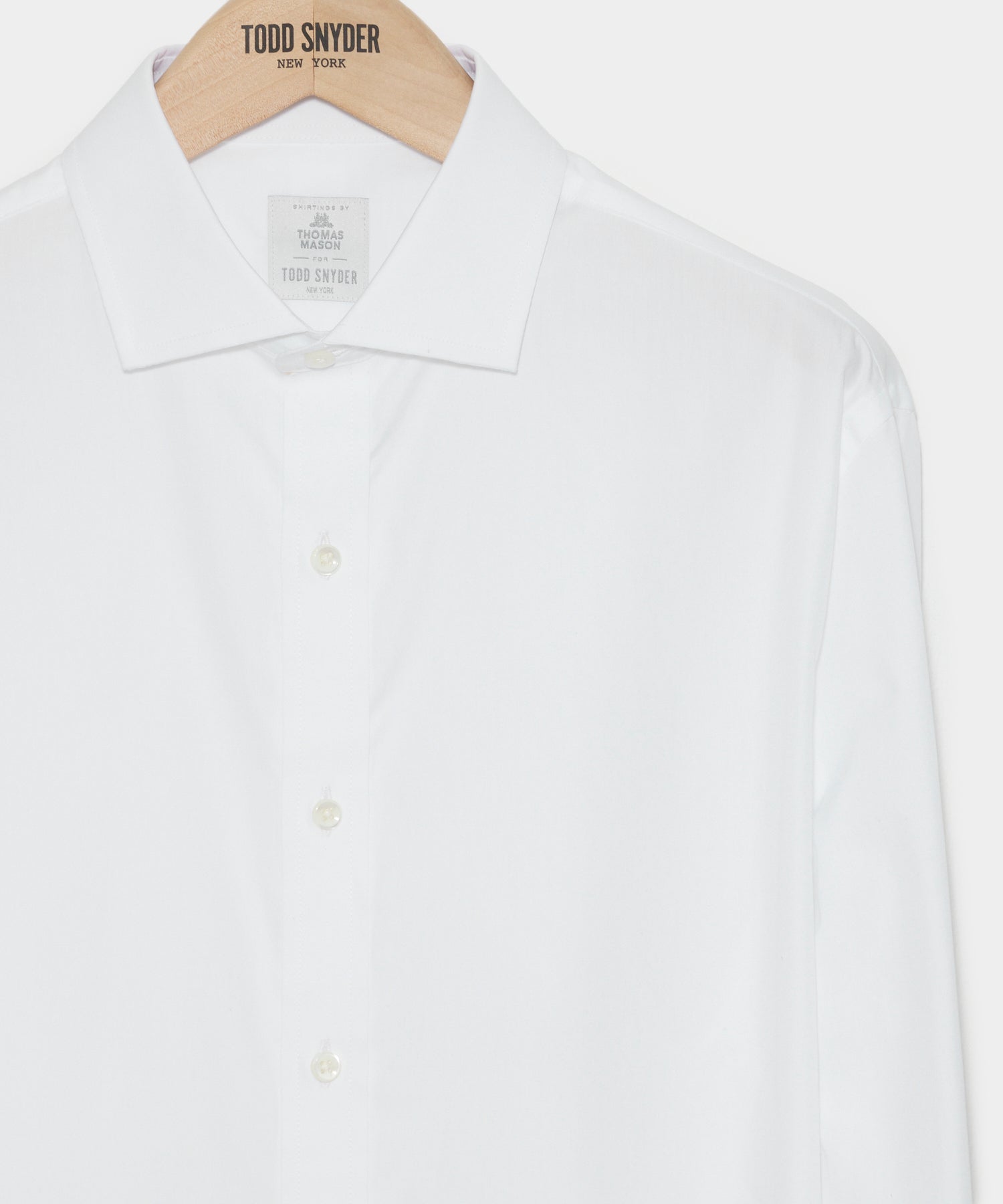 Slim Fit Plain Front Tuxedo Dress Shirt - Image 3