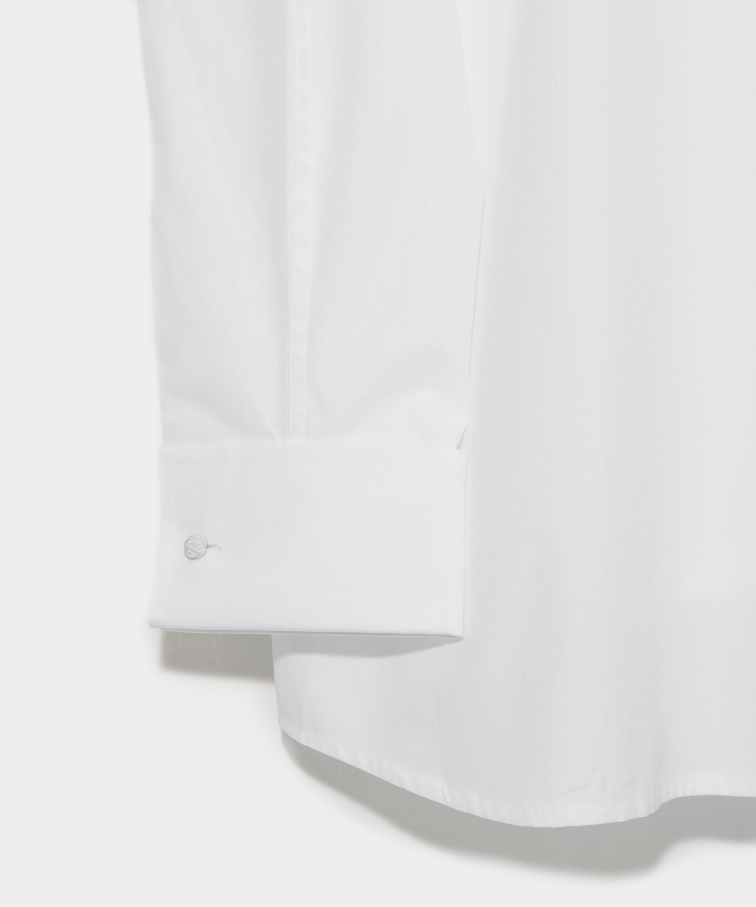 Slim Fit Plain Front Tuxedo Dress Shirt - Image 4