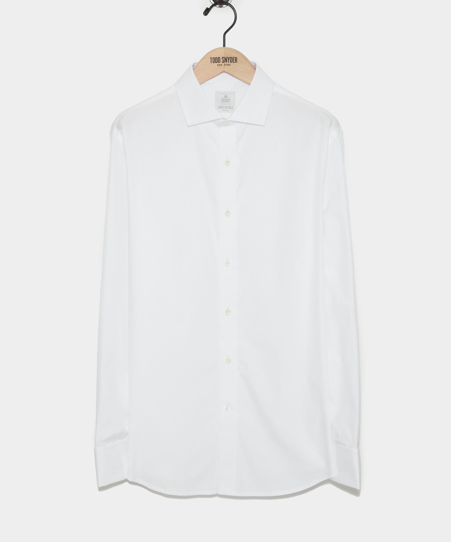 Slim Fit Plain Front Tuxedo Dress Shirt - Image 2