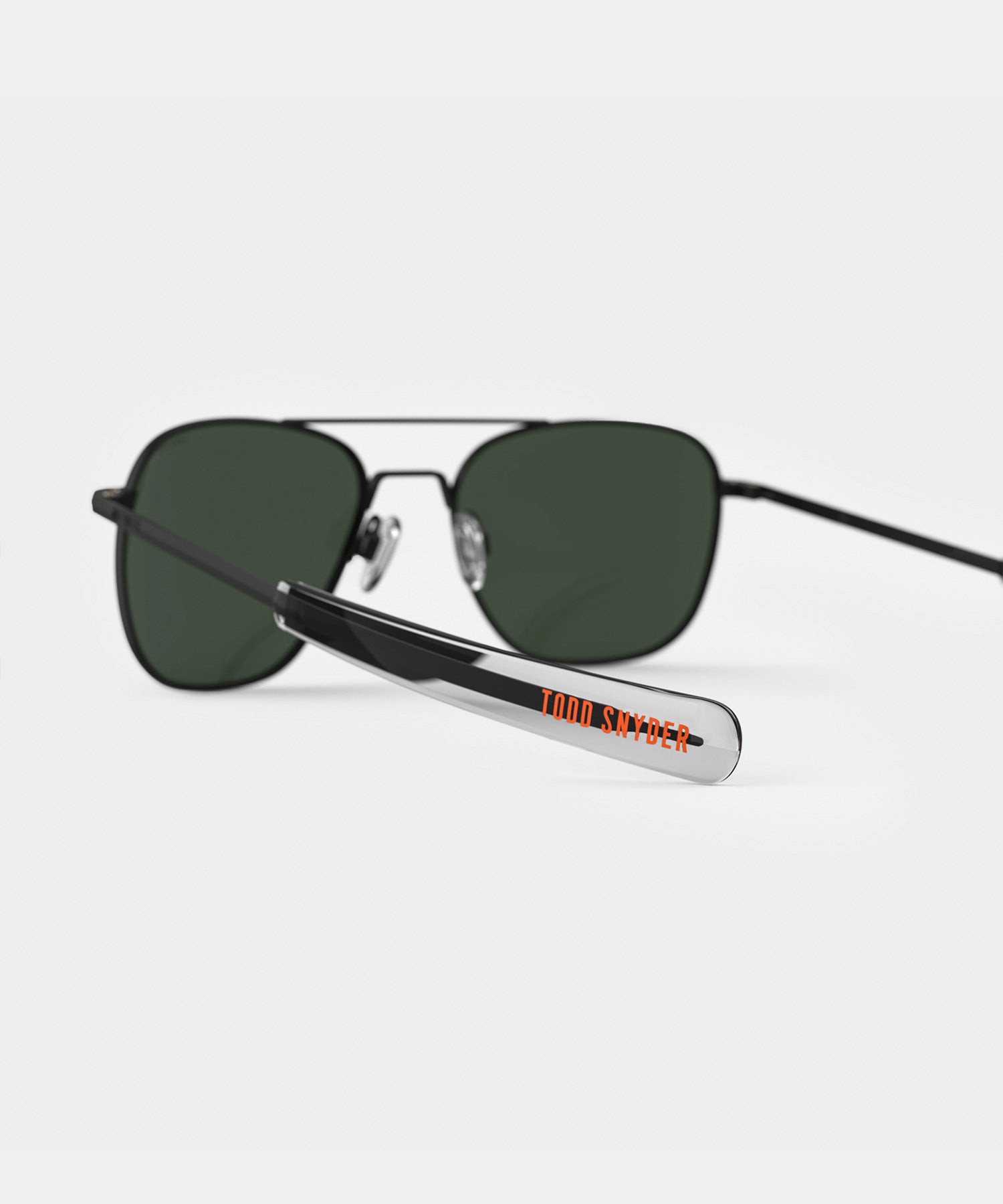Randolph x Todd Snyder Aviator in Black Matte - Image 3