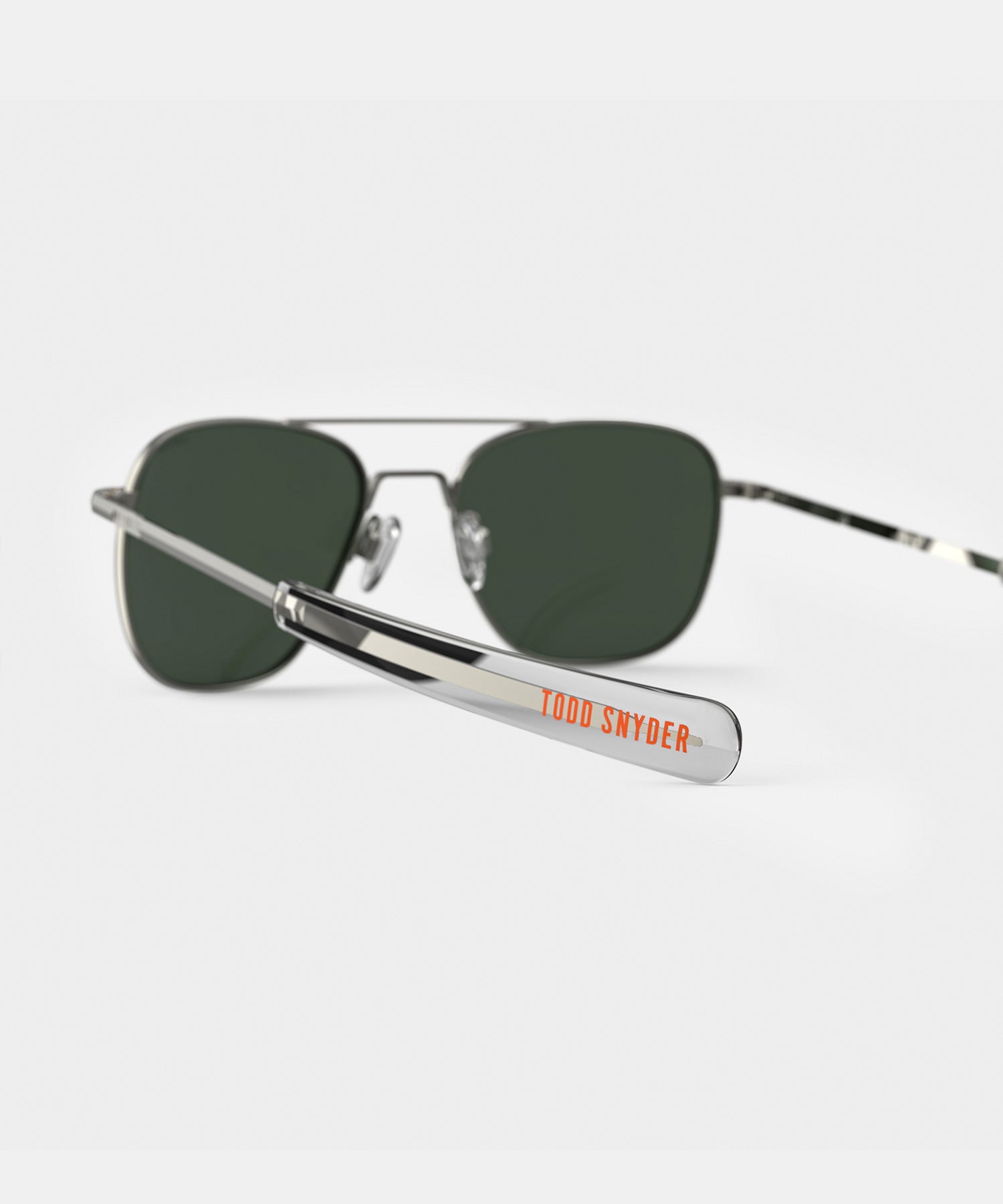 Randolph x Todd Snyder Aviator in Gunmetal 58 MM - Image 3