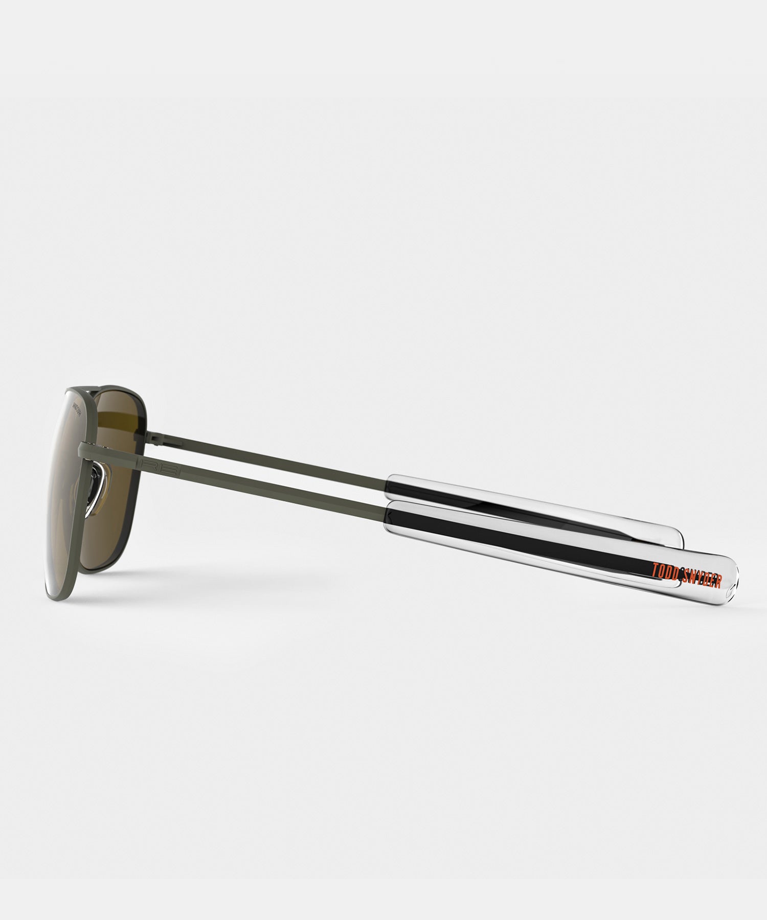 Randolph x Todd Snyder Aviator in Military Olive 58 MM - Image 7