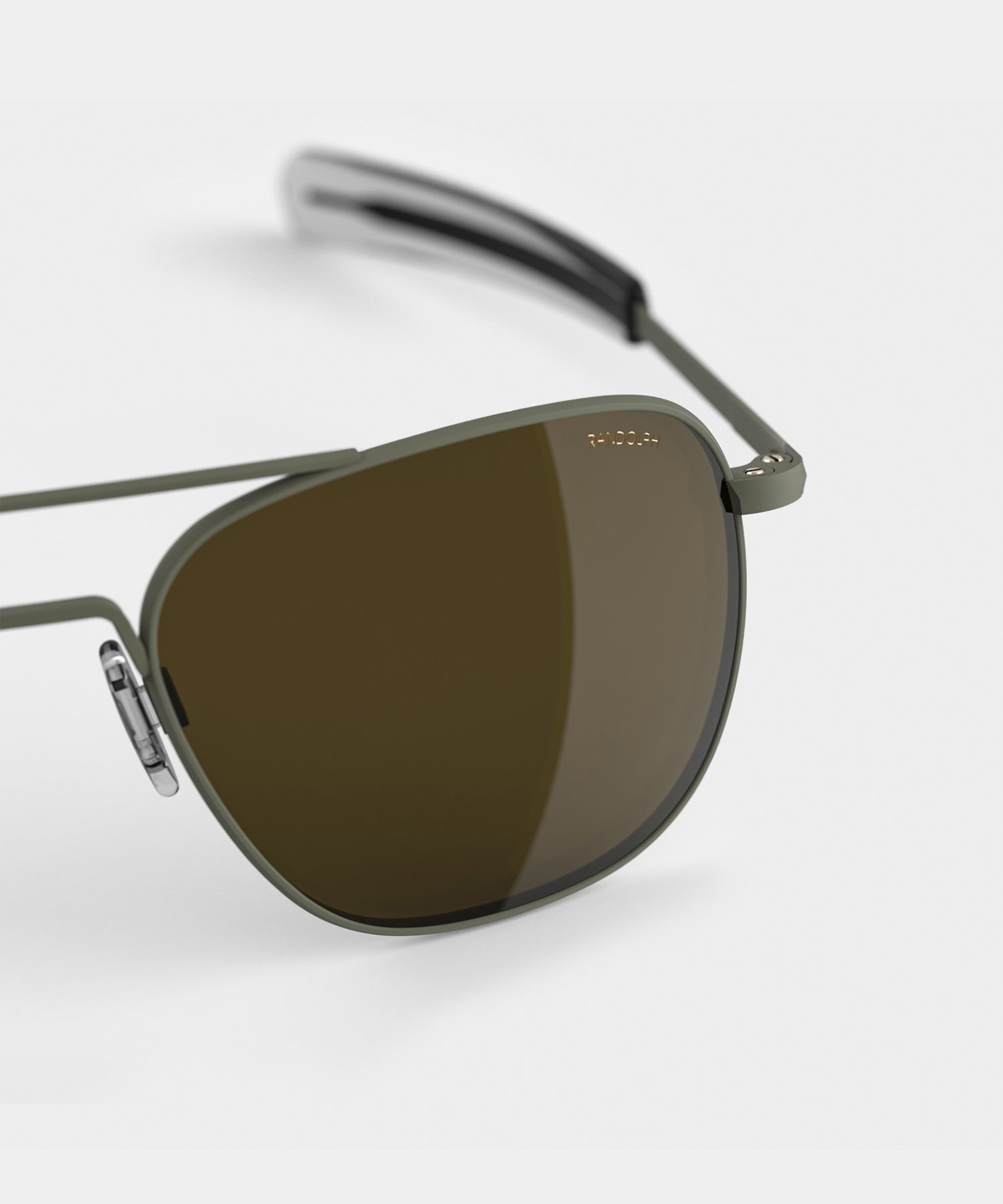 Randolph x Todd Snyder Aviator in Military Olive 58 MM - Image 4