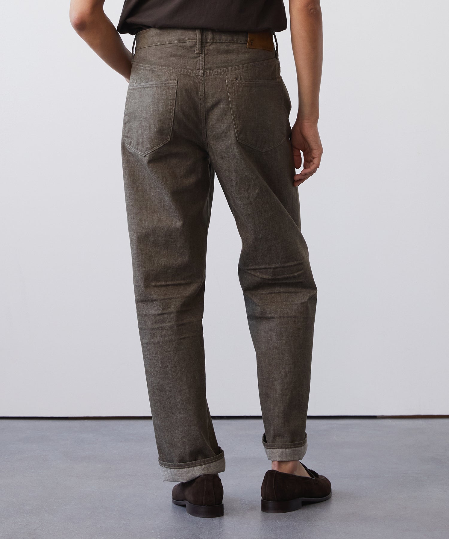 Relaxed Lightweight Japanese Selvedge Jean in Whiskey - Image 5