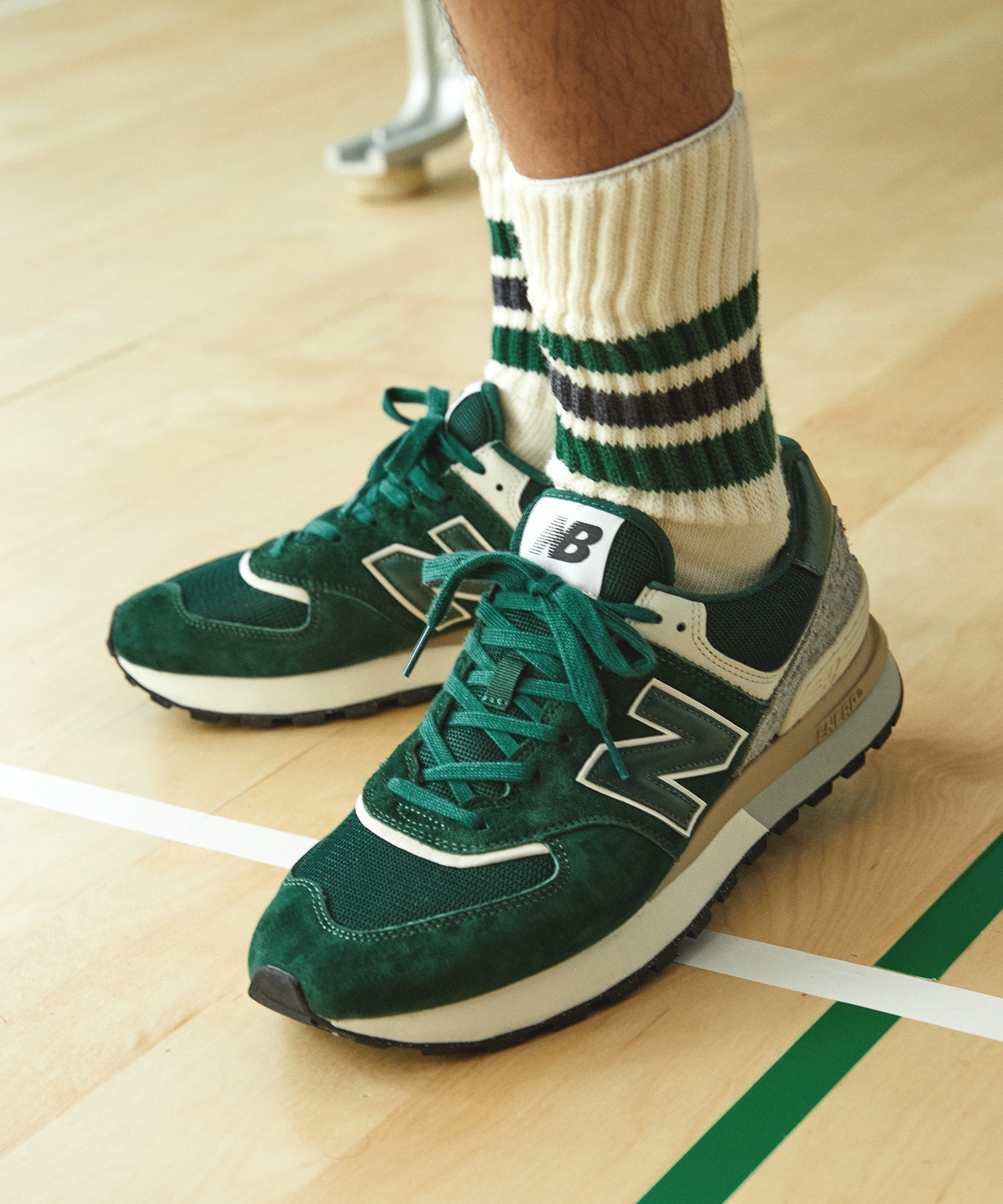 RoToTo Coarse Ribbed Old School Crew Socks - Image 2