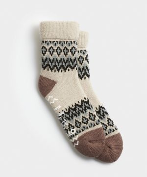 RoToTo Comfy Room Nordic Socks in Ecru