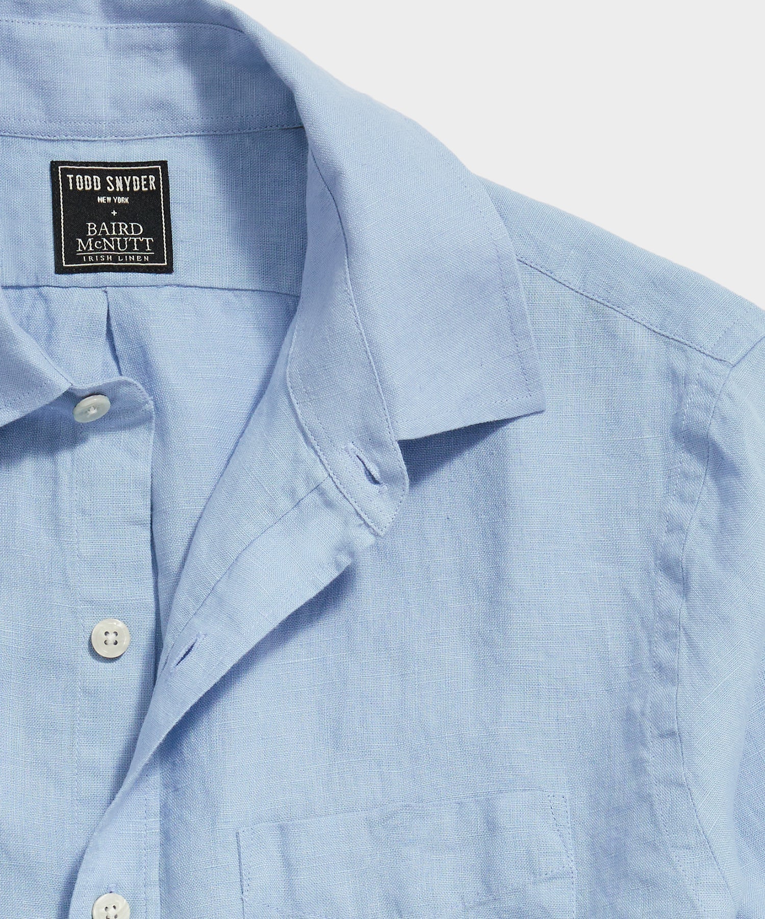 Sea Soft Irish Linen Point Collar Shirt - Image 4
