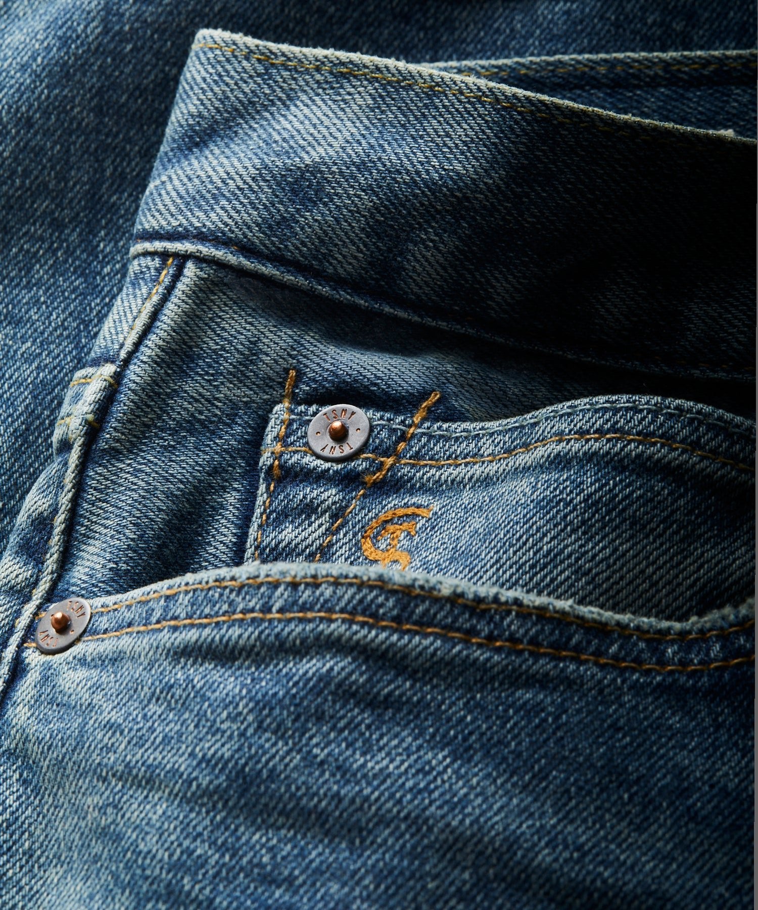Straight Stretch Jean in Medium Indigo Wash - Image 3