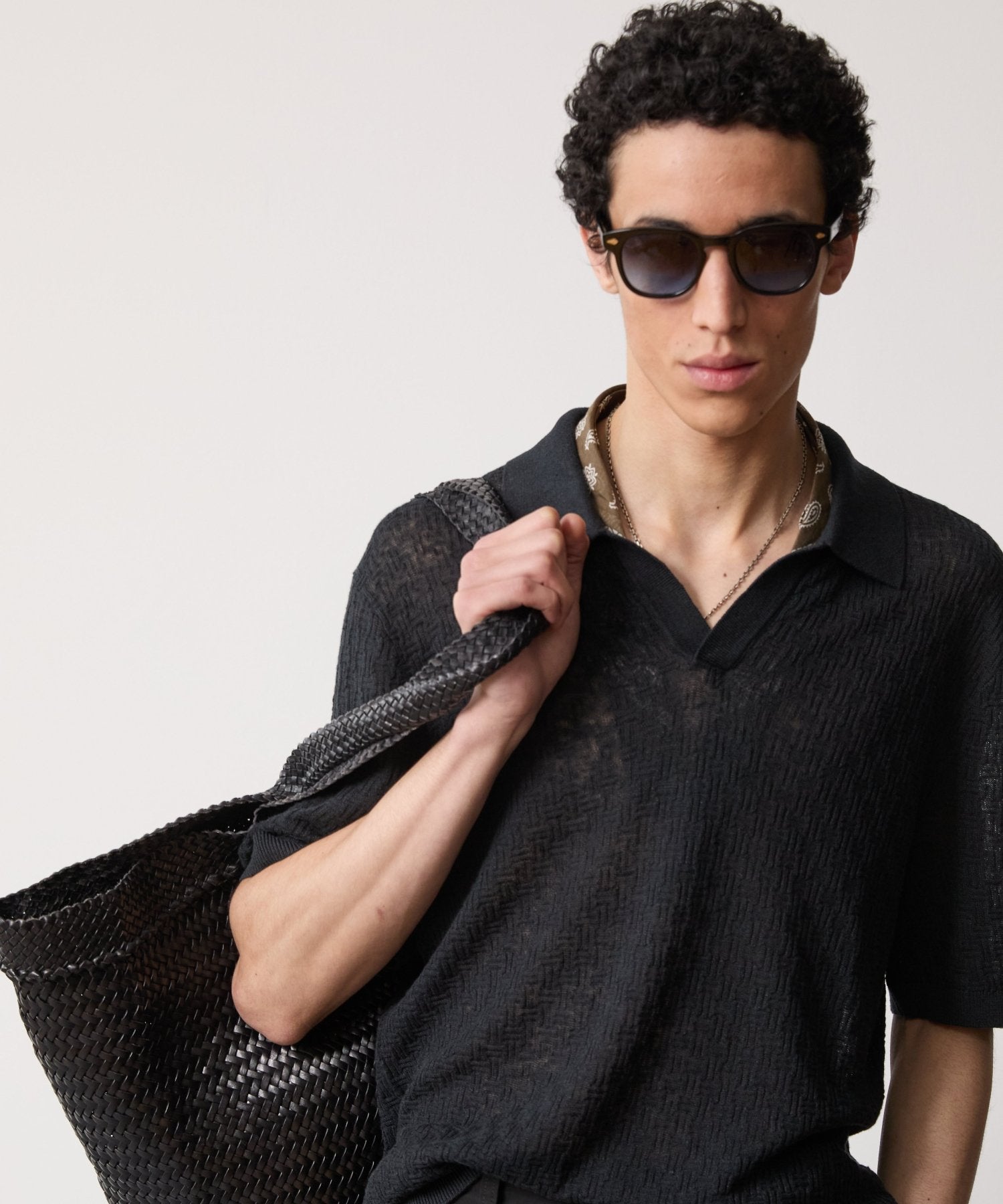 Textured Linen Montauk Sweater Polo - Image 2