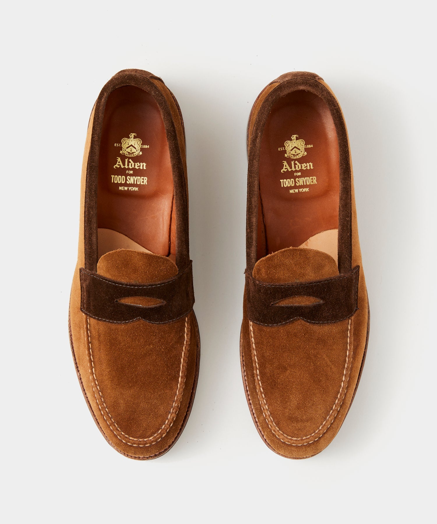 Todd Snyder x Alden Two-Tone Penny Loafer - Image 2