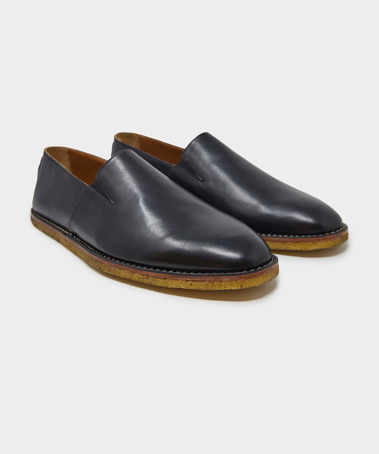 Todd Snyder x Armando Cabral Balanta Leather Espadrille in Black - Image 2