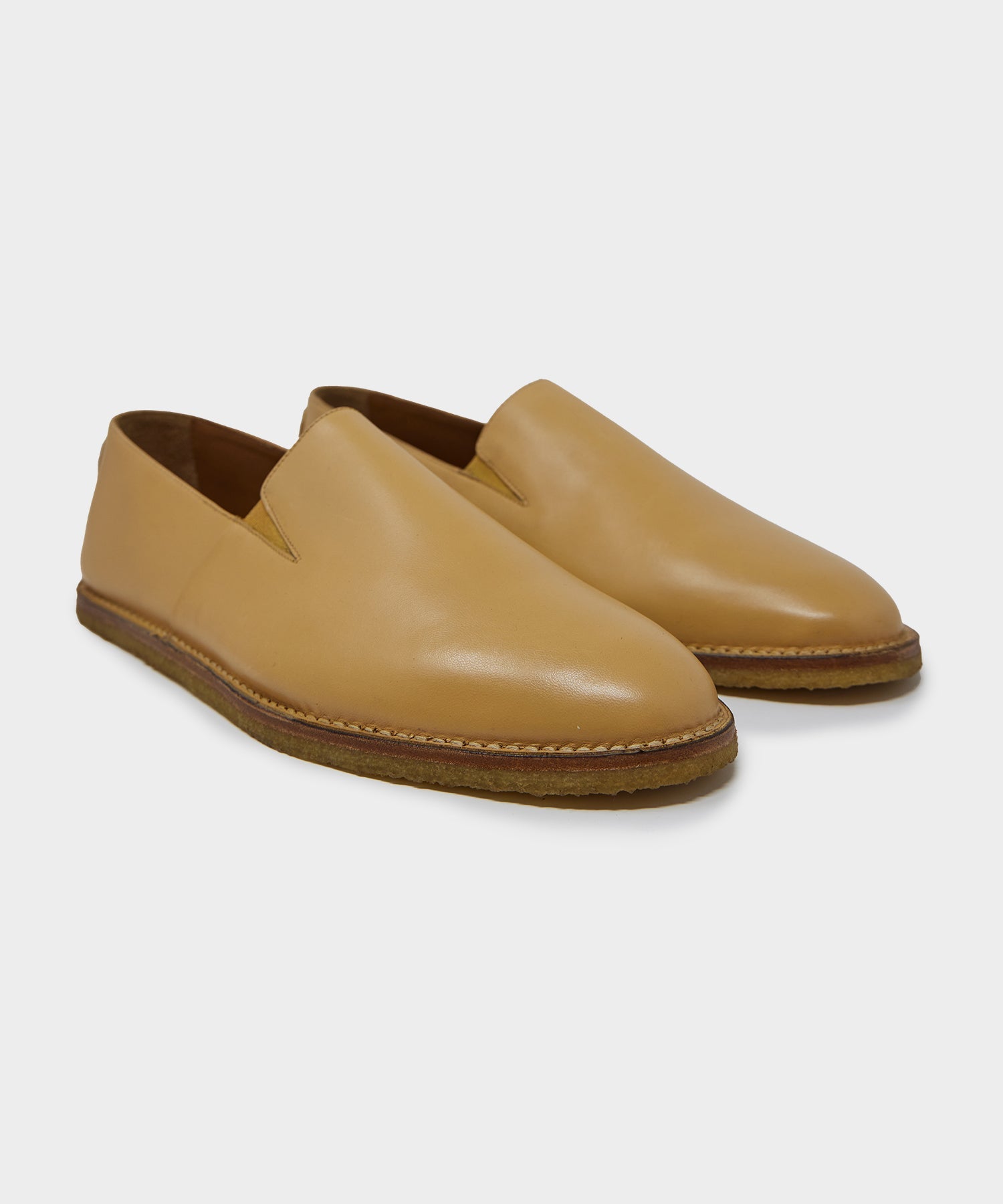 Todd Snyder x Armando Cabral Balanta Leather Espadrille in Camel - Image 2