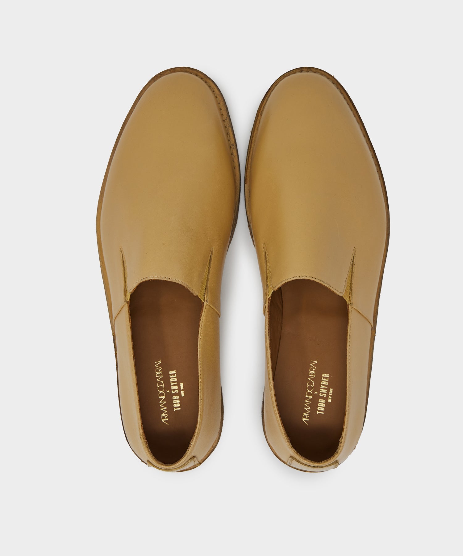 Todd Snyder x Armando Cabral Balanta Leather Espadrille in Camel - Image 3