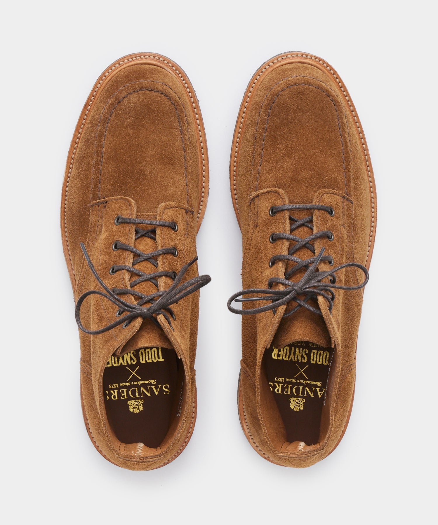 Todd Snyder x Sanders Apron Suede Boot - Image 3
