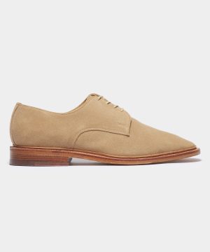 Todd Snyder x Sanders Archie Unconstructed Lace-Up Suede Derby
