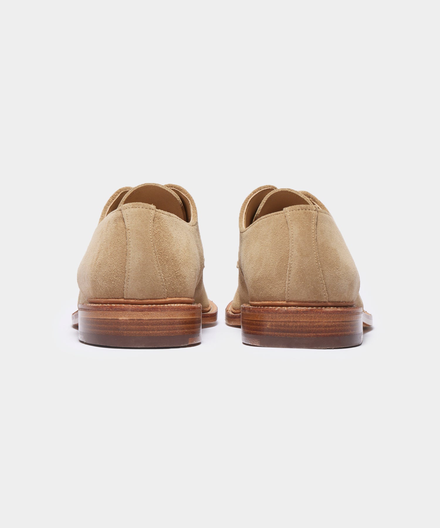 Todd Snyder x Sanders Archie Unconstructed Lace-Up Suede Derby - Image 5