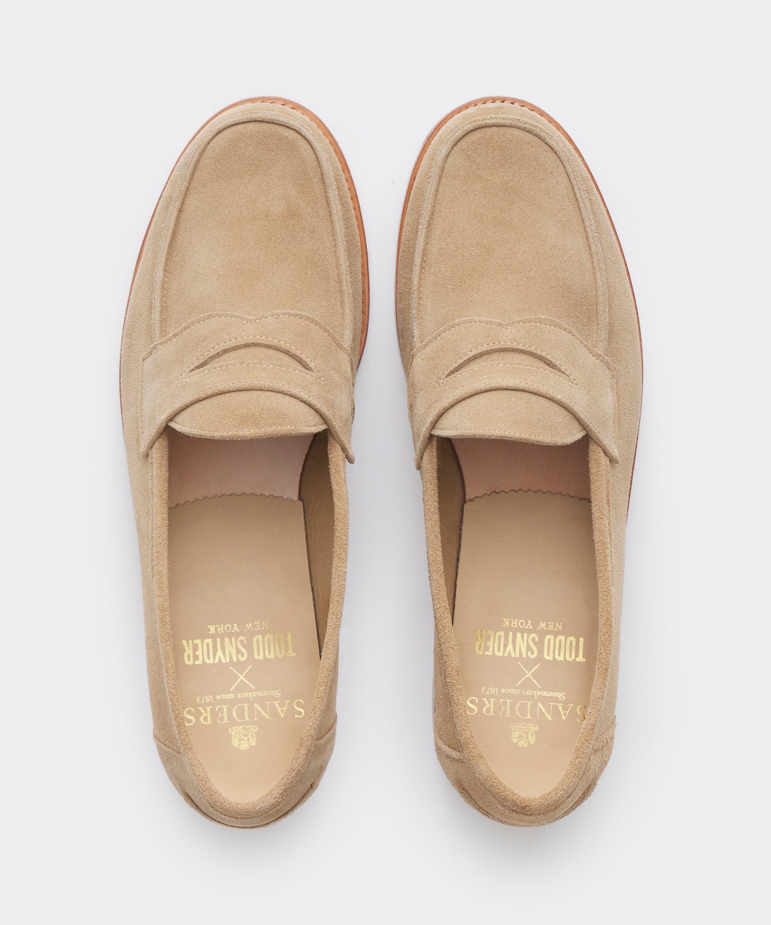 Todd Snyder x Sanders Suede Edwin Loafer - Image 3