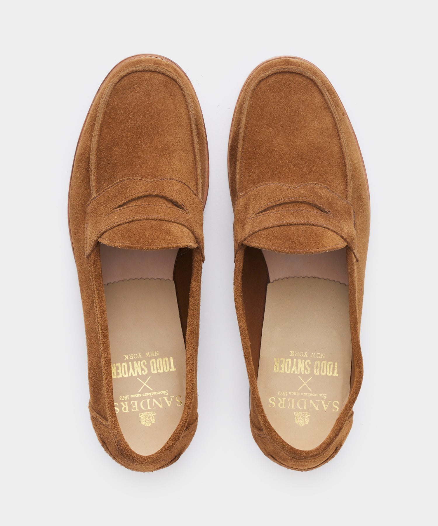 Todd Snyder x Sanders Suede Edwin Loafer - Image 2