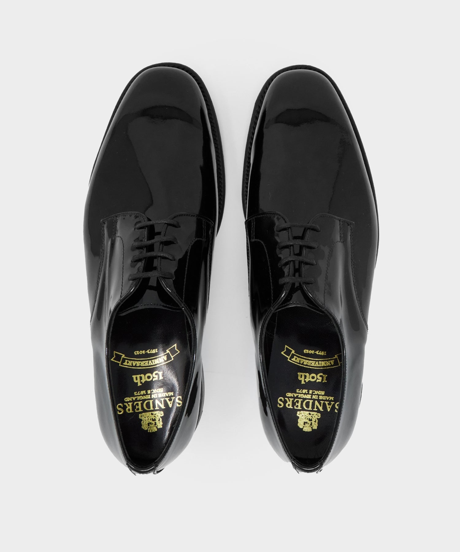 Todd Snyder x Sanders Patent Leather Gibson Derby - Image 4