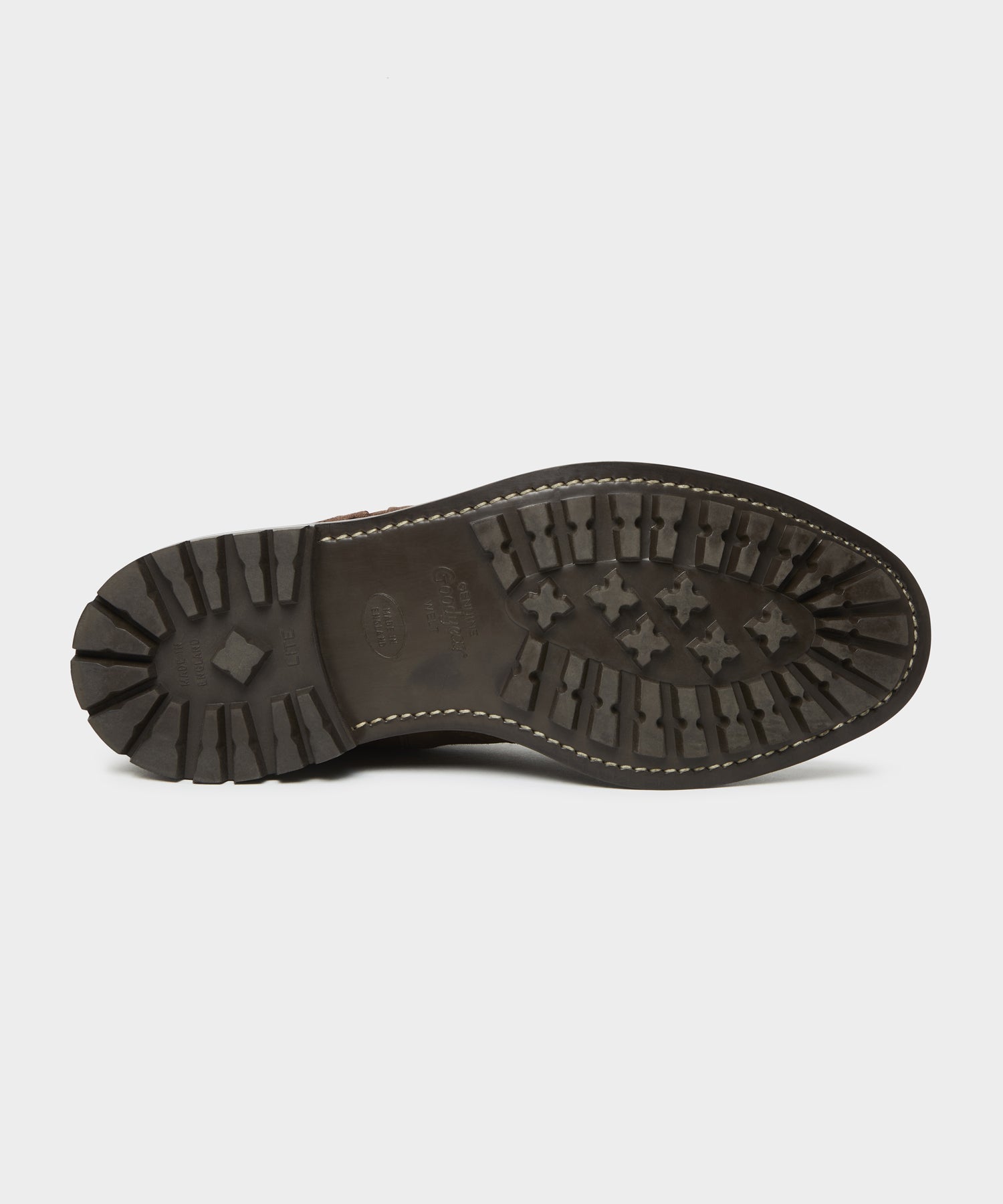 Todd Snyder x Tricker's Henry Wing Cap Chelsea Suede Boot - Image 7