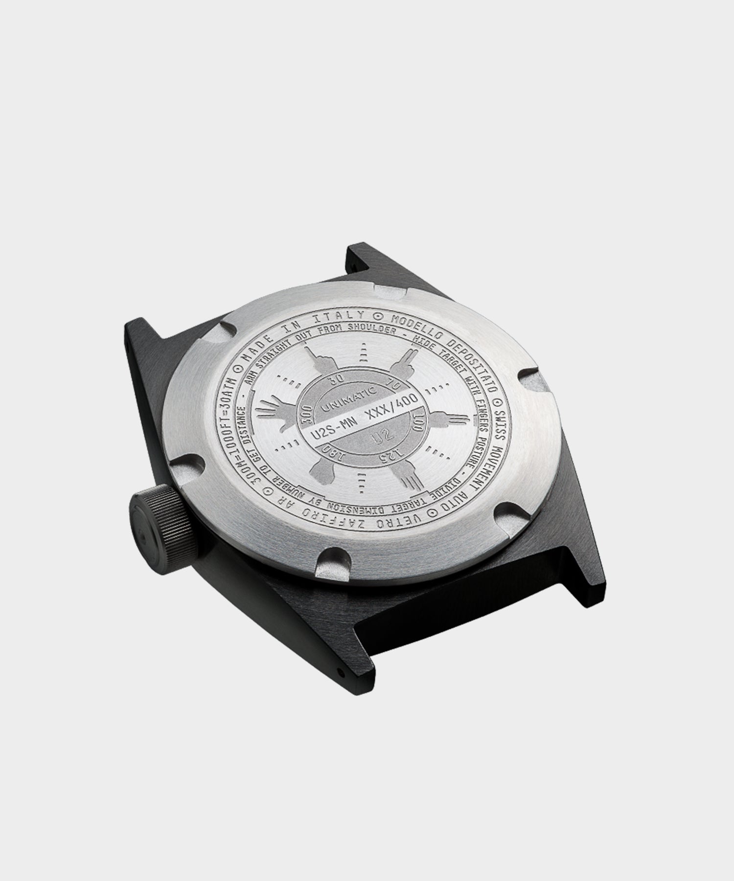 Unimatic U2S Black DLC Field watch - Image 3